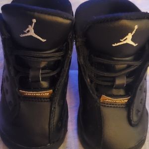 Jordan 13 Retro "Black/Metallic Gold" Toddler Size 4c